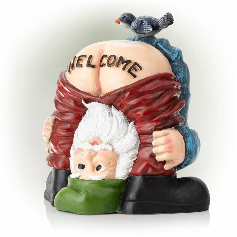 "Welcome" Gnome Statue
