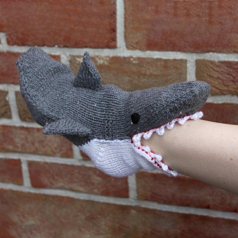 🎅Christmas Pre Sale- 3D Knit Crocodile Socks