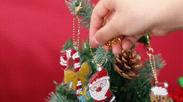 🎁2022新品🎁圣诞DIY钻石画吊坠