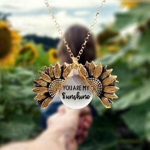 [Mother's Day Hot Sale]🌞"You Are My Sunshine" Sunflower Necklace🌻