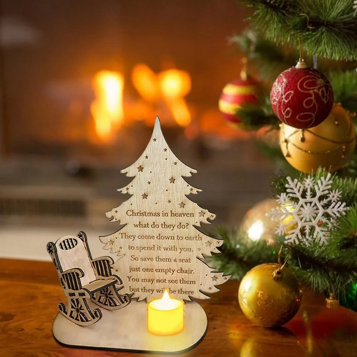 🎄Christmas Candle Memorial Display to Remember Loved Ones ,Electronic candles