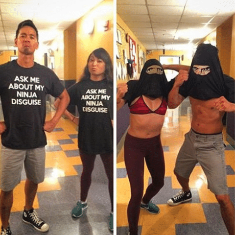 🤣NINJA DISGUISE T-SHIRT-BECOME A NINJA TODAY