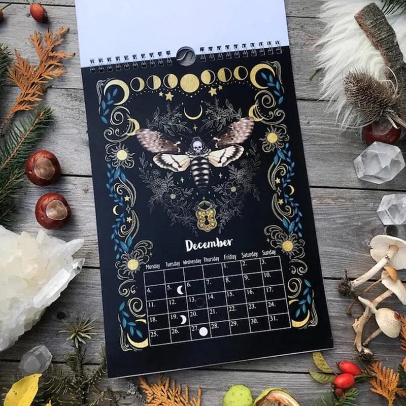 🦋2023 Dark Forest Lunar Calendar Mysterious Animals Calendar