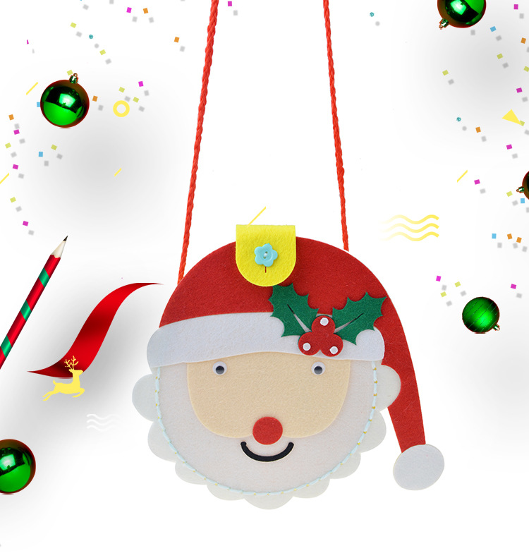 🎄Christmas children DIY educational toys shoulder bag🎁