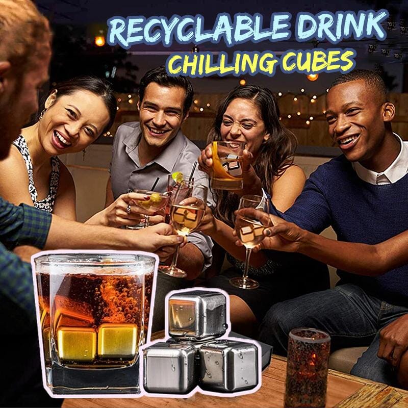 (Summer Hot Sale🔥)Recyclable Drink Chilling Cubes🧊