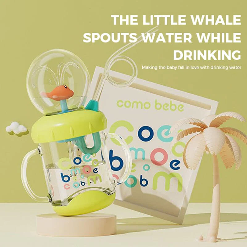 BABY DRINKING CUP WITH WHALE SQUIRT🐳