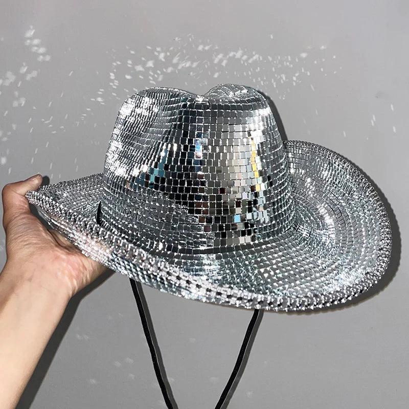 Luxe Disco Ball Cowboy Hat