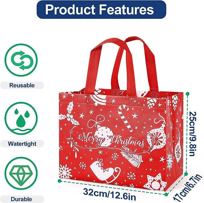 Large Christmas Gift Tote Bags 