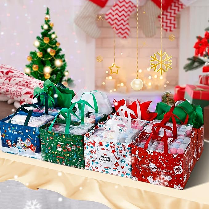 Large Christmas Gift Tote Bags 