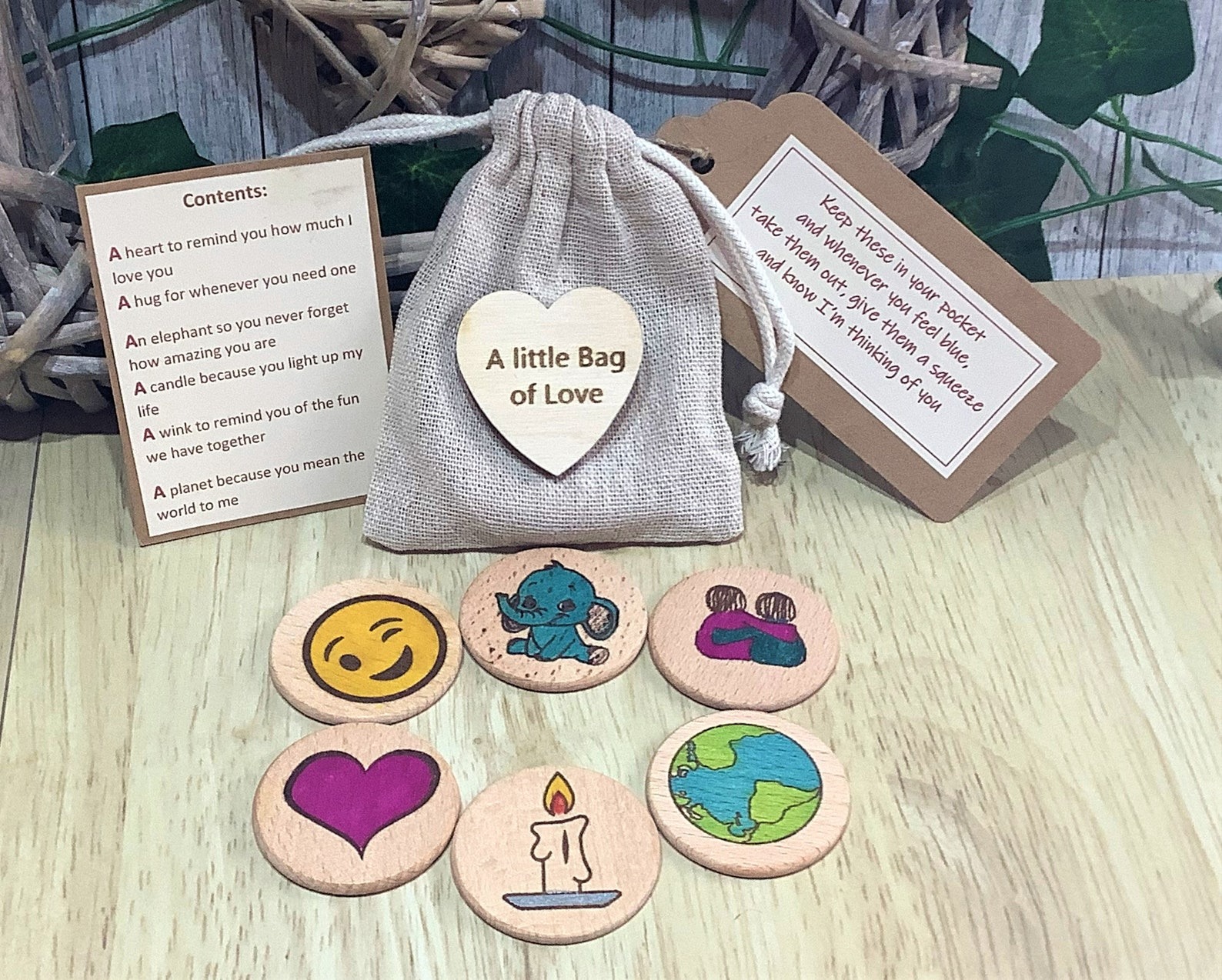 I Love you gift, Little bag of Love