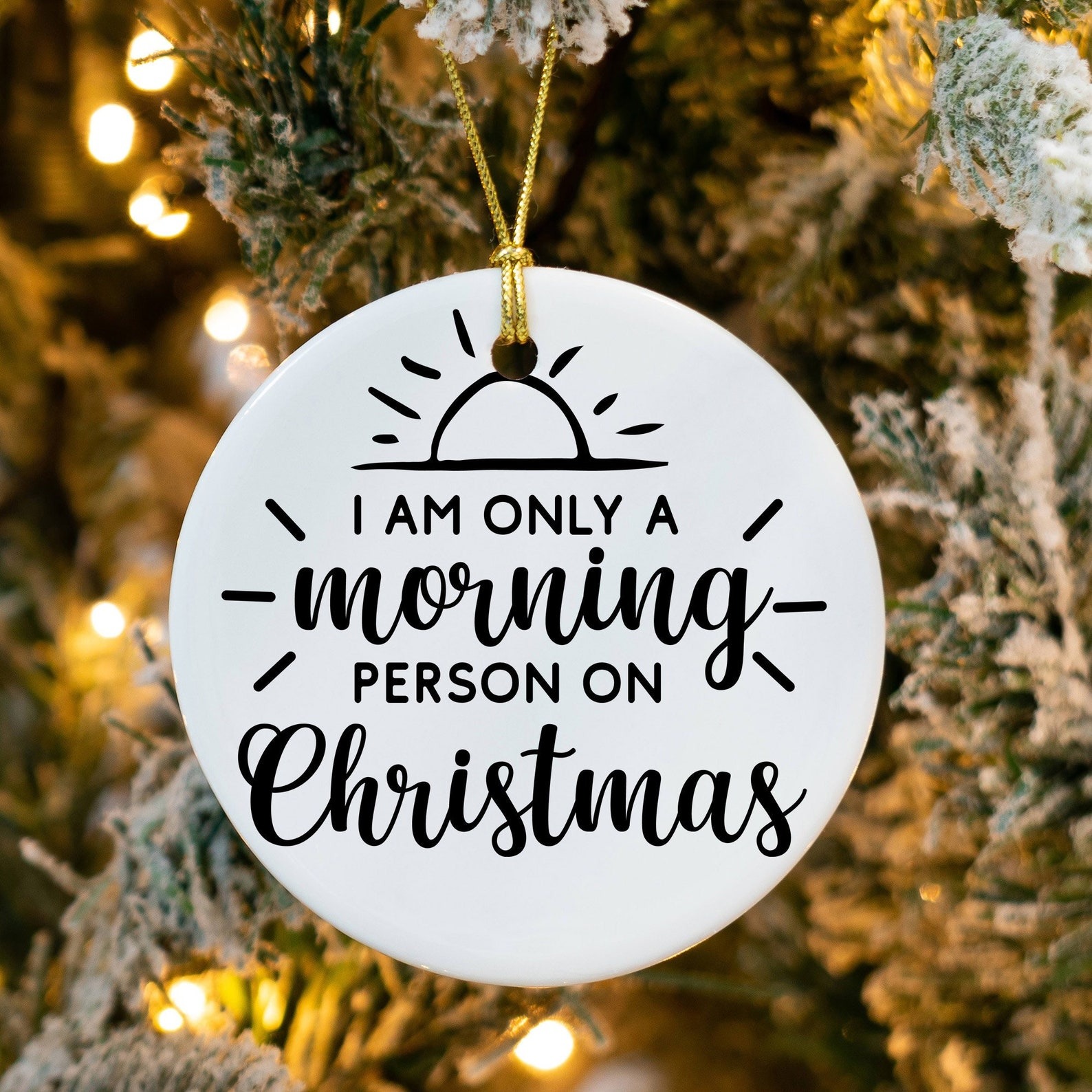 CHRISTMAS FUNNY HANGING ORNAMENT