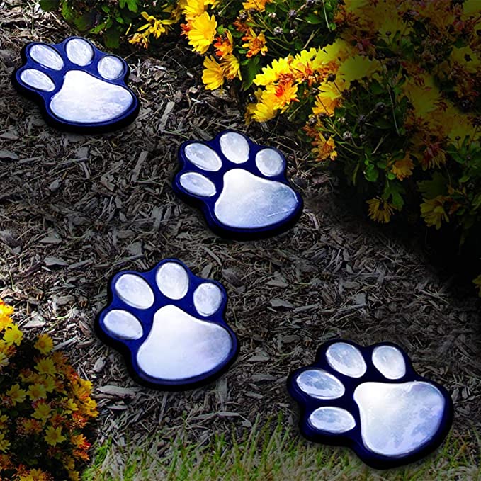 😊Paw Prints Solar Wind Chime💕