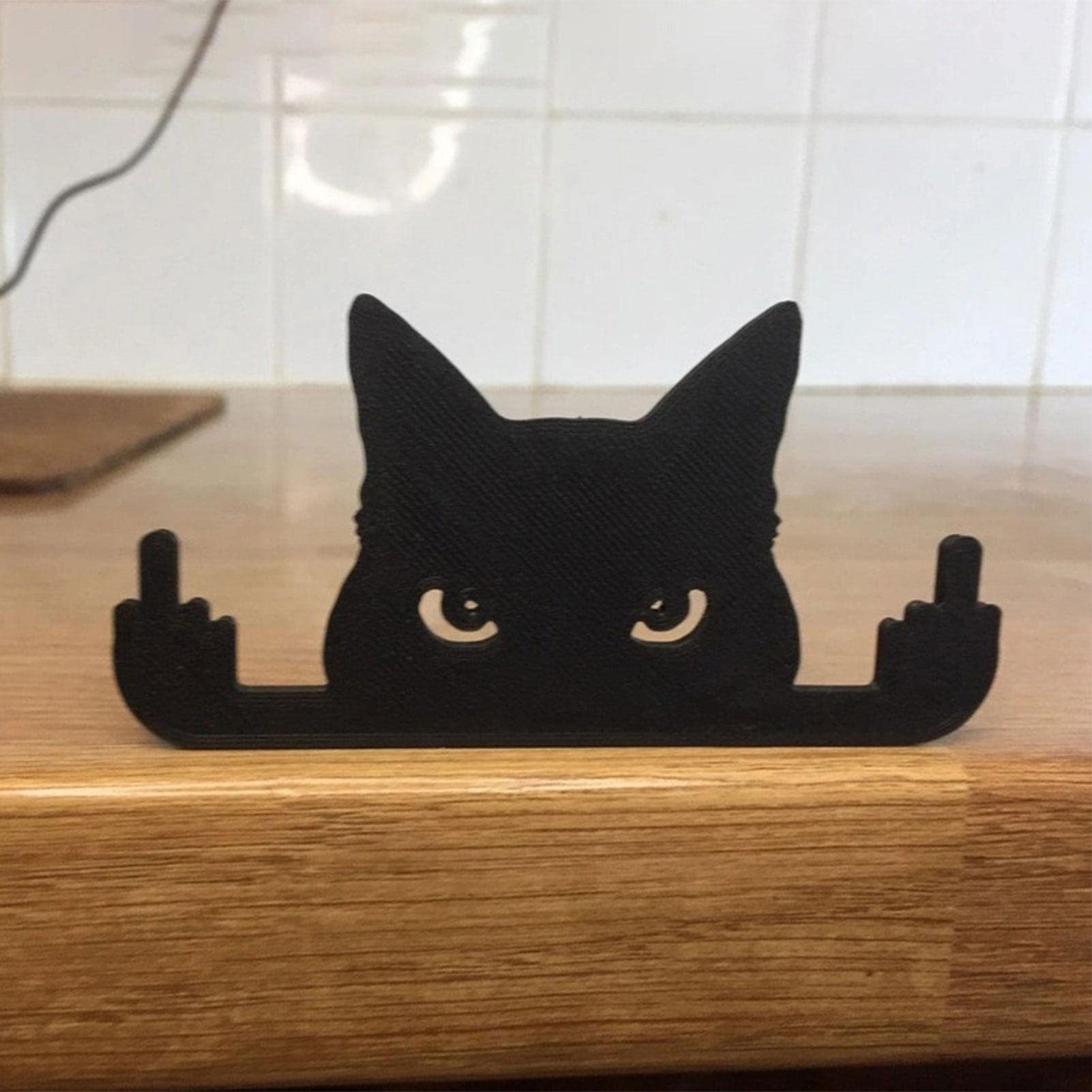 😼Funny Black Cat Ornament 