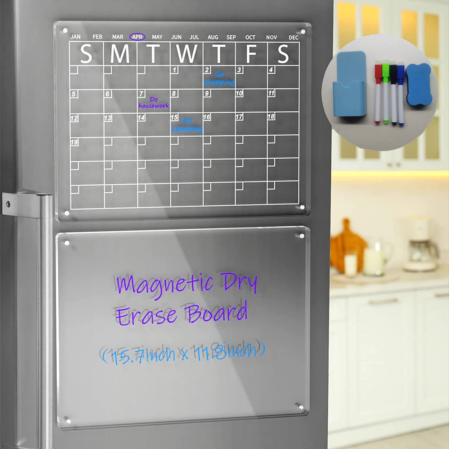 Magnetic Fridge Calendar📅