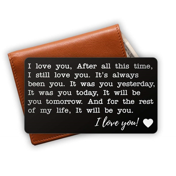 Long Distance Deployment Wallet Card for Him - Anniversary Gifts for Couples