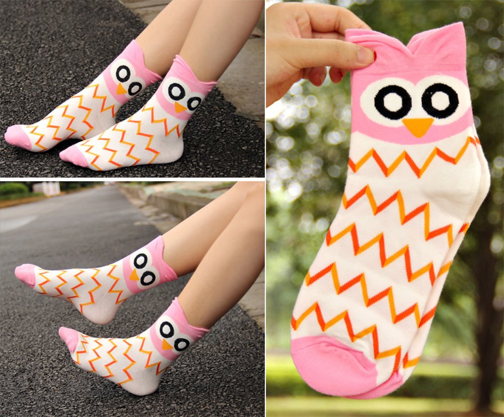 5 Pairs Womens Funny socks