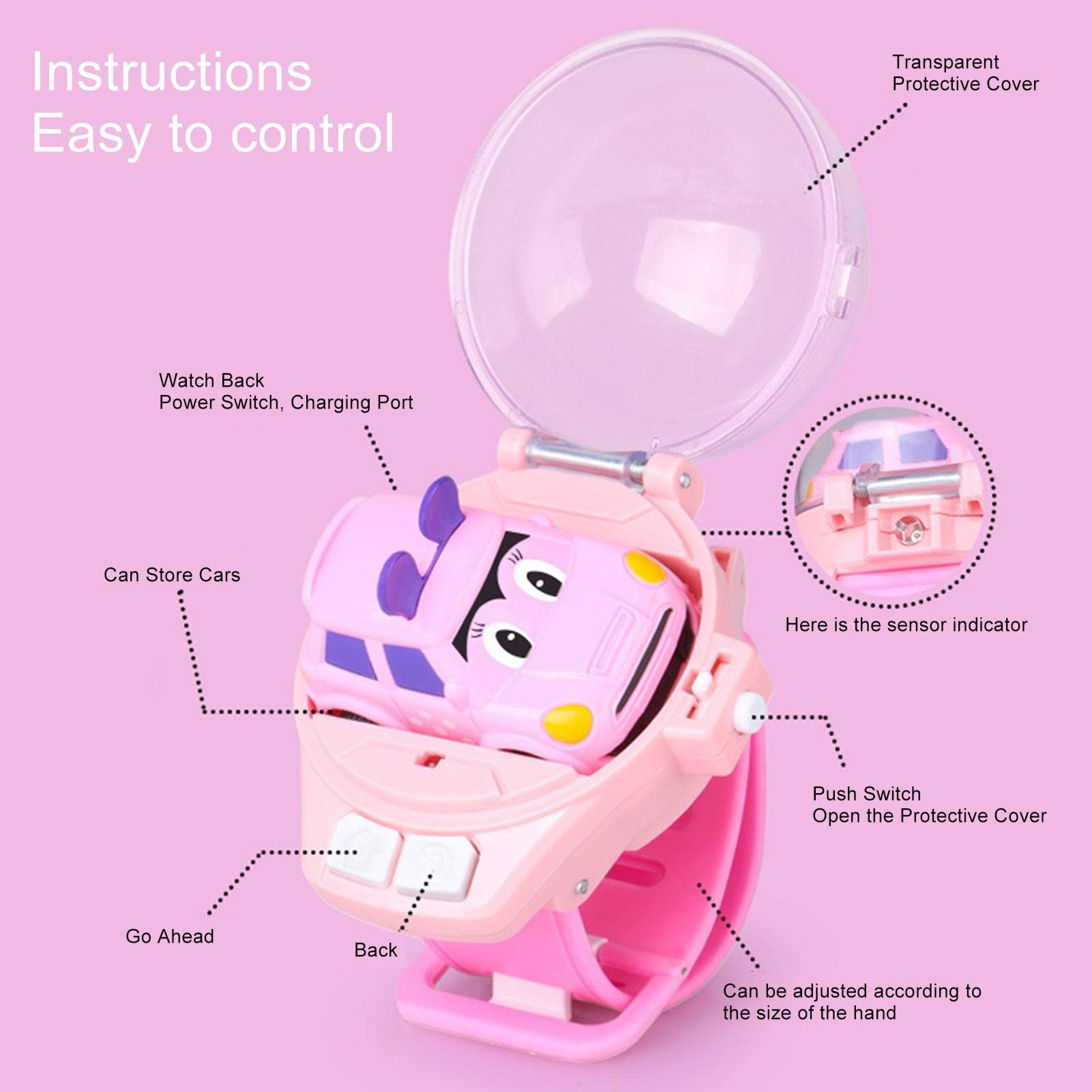 🎁Christmas Sale🎁-2022 New Arrival Watch Remote Control Car Toy 