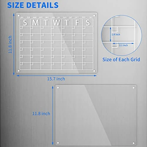 Magnetic Fridge Calendar📅