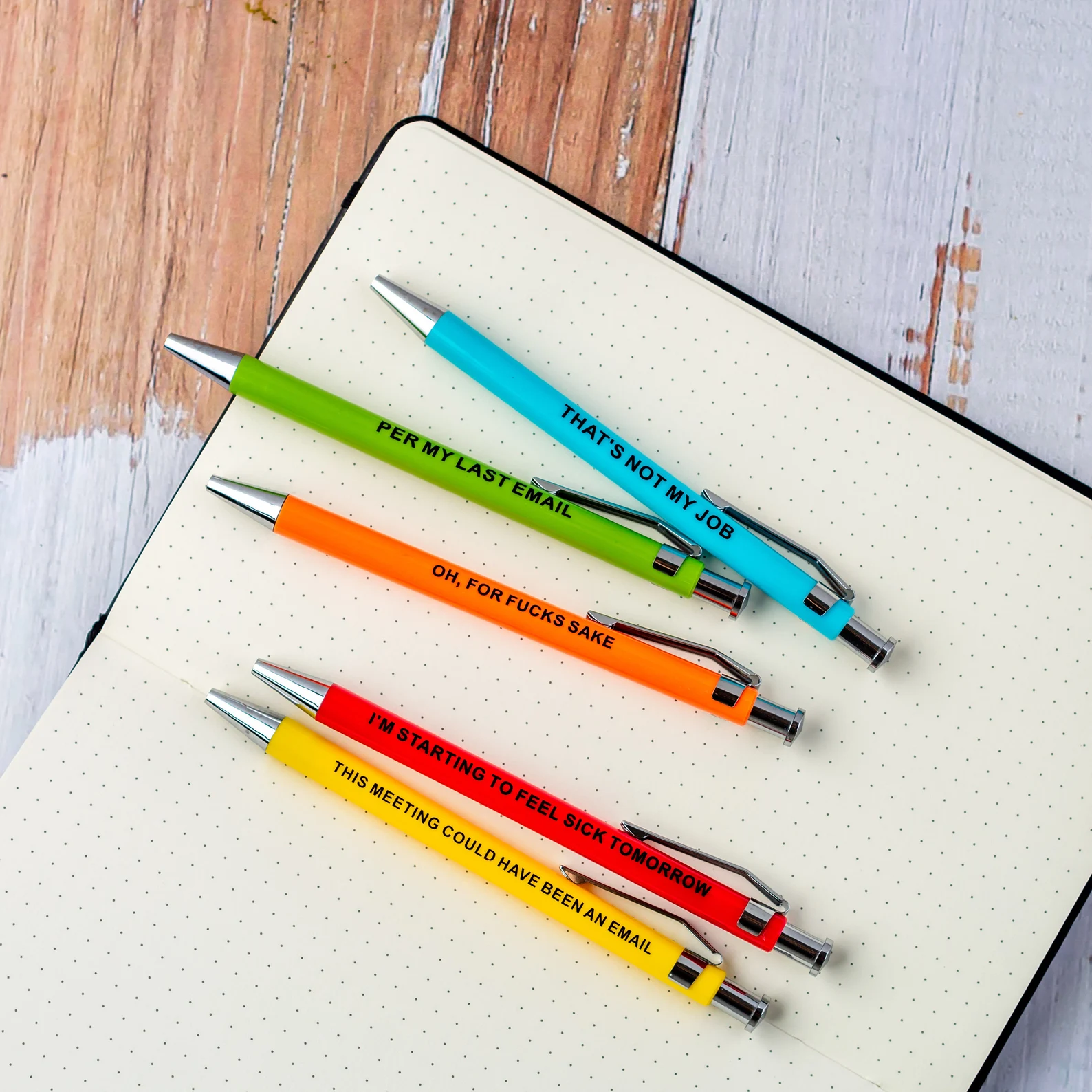 Ultimate Set of Offensive Pens For Working People(1 Set of 5 Pcs)