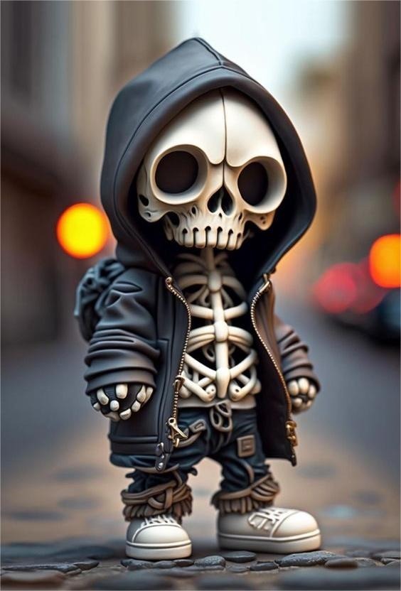 ☠Cool Skeleton Figurines