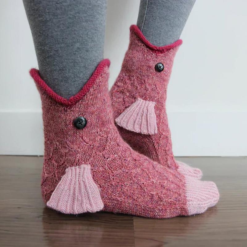 🎅Christmas Pre Sale- 3D Knit Crocodile Socks