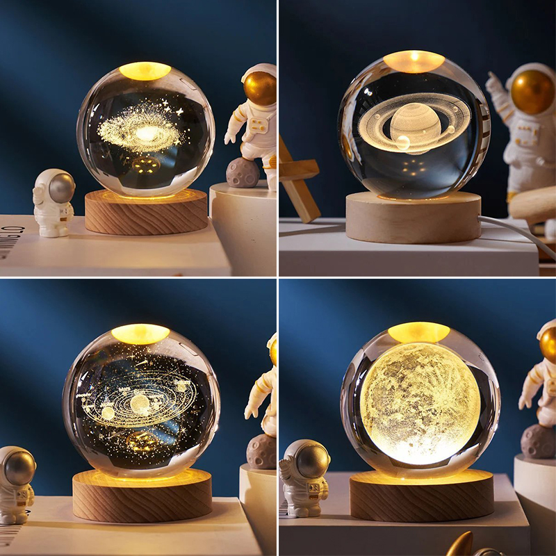 3D Planet Crystal Ball