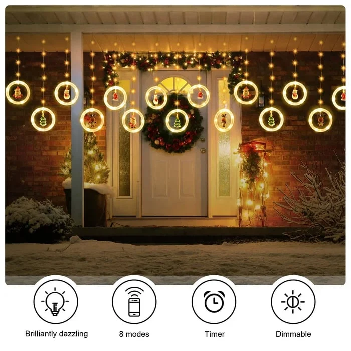 🎅Early Christmas HOT Sale-40% OFF - Christmas Decor Ring Lights