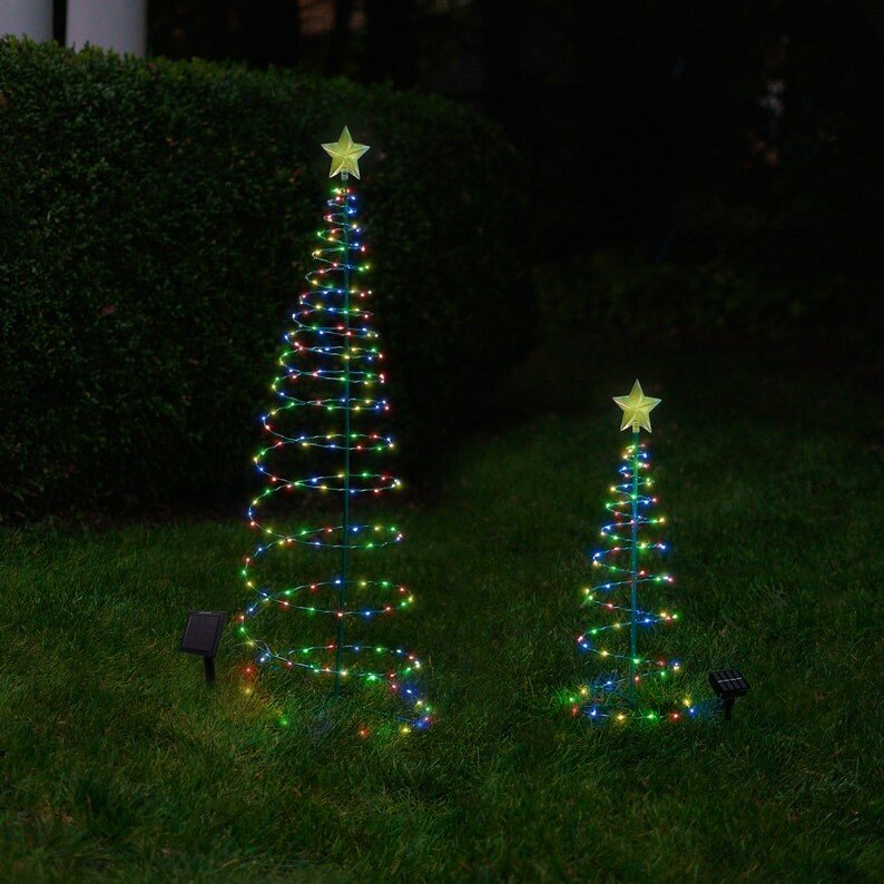 🎄Solar Metal LED Christmas Tree Decoration String Lights
