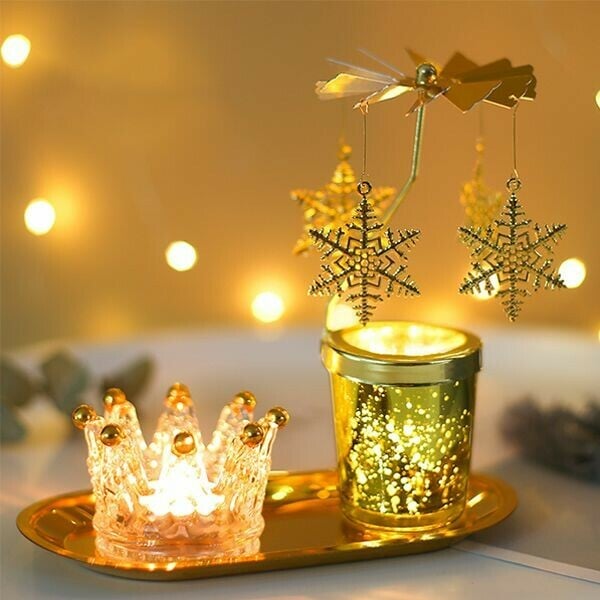 Christmas Rotary Scented Candle Holder