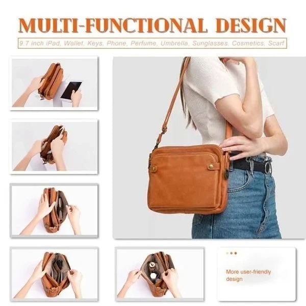 🎄Hot Sales - 🛒50% OFF - Crossbody Leather Shoulder Bags and Clutches