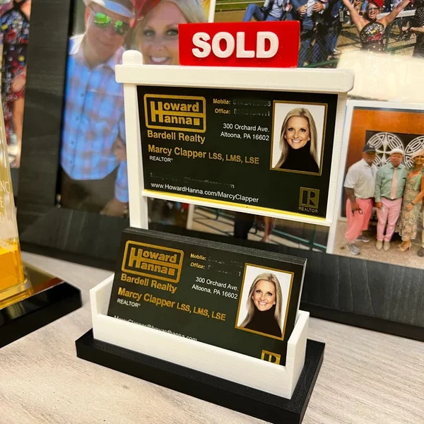 Business Card Holder-Display Your Own Personalized Business Cards