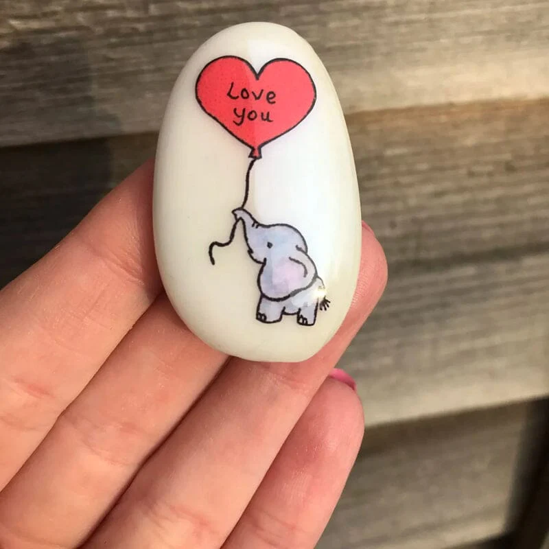 🔥Hot Sale-50% Off🔥Cute Lucky Charm Love You Stone