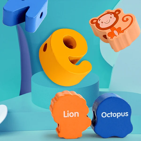 Educational Lacing Beads
