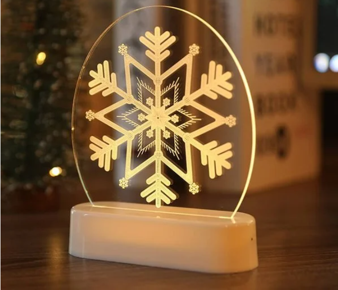 【The New 2022 Santa Claus snowman Christmas Tree Lights bedroom decor