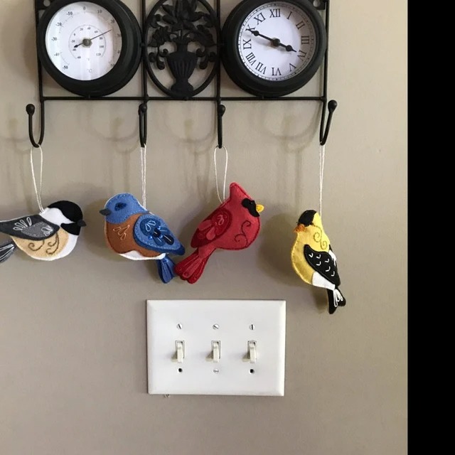 Felt Bird Ornament
