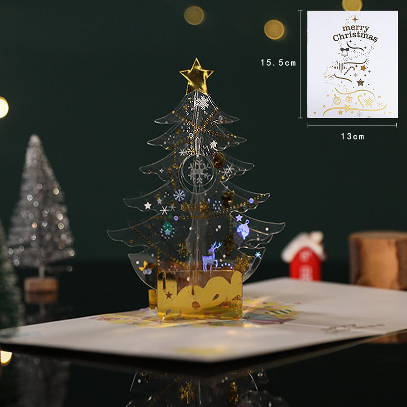 Last Day Hot Sale-48% OFF 🎄(4PCS/SET)Special 3D Christmas Handmade Cards