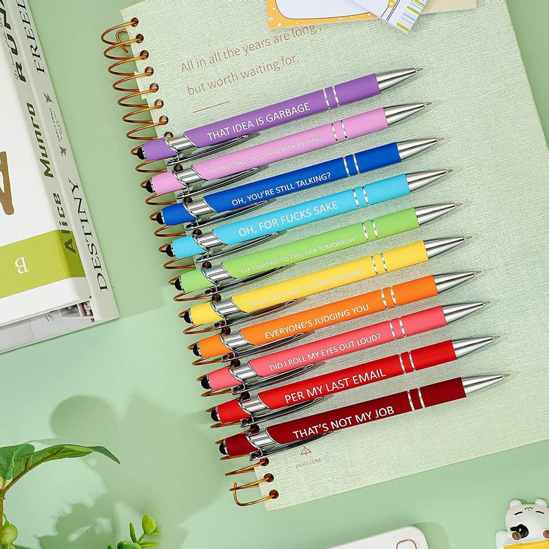 🤣10Pcs Funny Pens For Office $5299 $10599 50% OFF