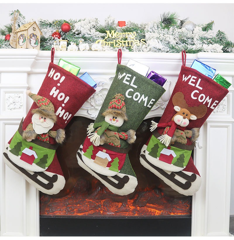 🌲Candy Gifts Socks Christmas Home Decorations And Party Accessory 