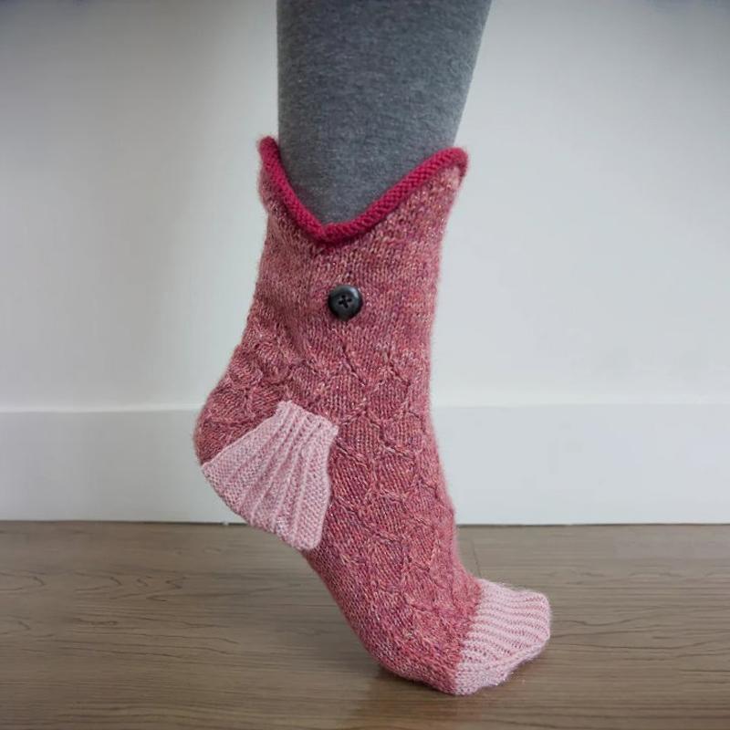 🎅Christmas Pre Sale- 3D Knit Crocodile Socks