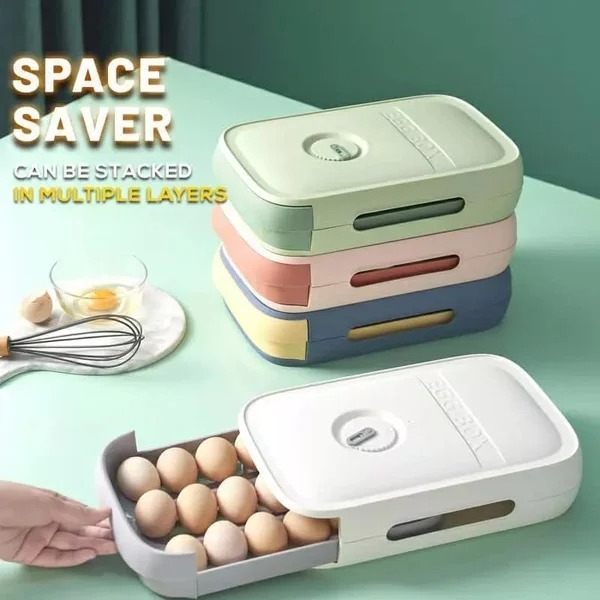 (🔥HOT SALE NOW - 40% OFF)NEW DRAWER TYPE EGG STORAGE BOX
