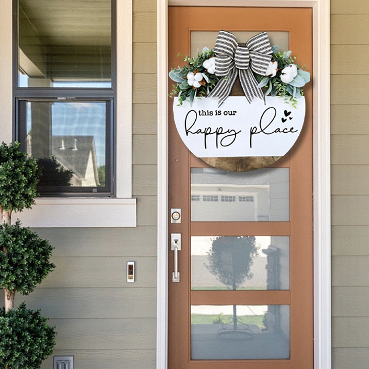 🔥Last Day 50% OFF🔥This is our happy place(Front Door Wreath)