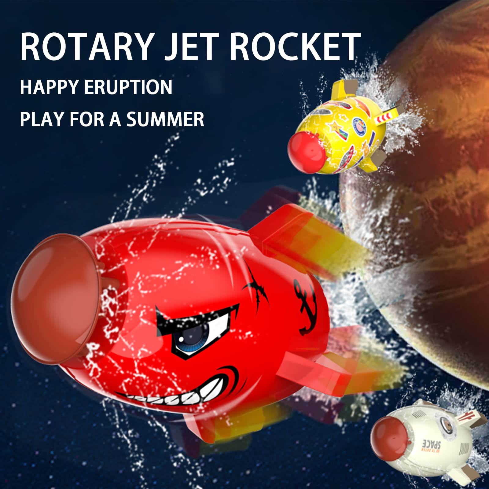 (🔥SUMMER HOT SALE🔥)FLYING SPACE ROCKET SPRINKLER