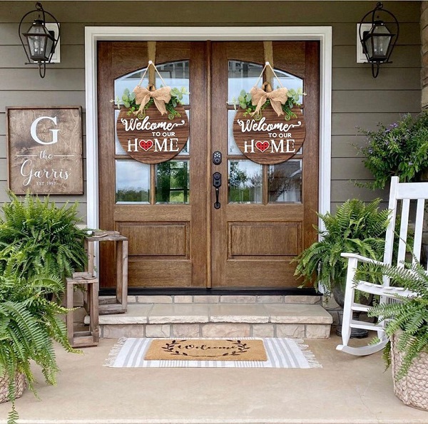 Interchangeable Door Hanging Wreath(With free attachments)