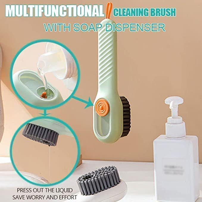 Multifunctional Shoe Brush With Liquid Box