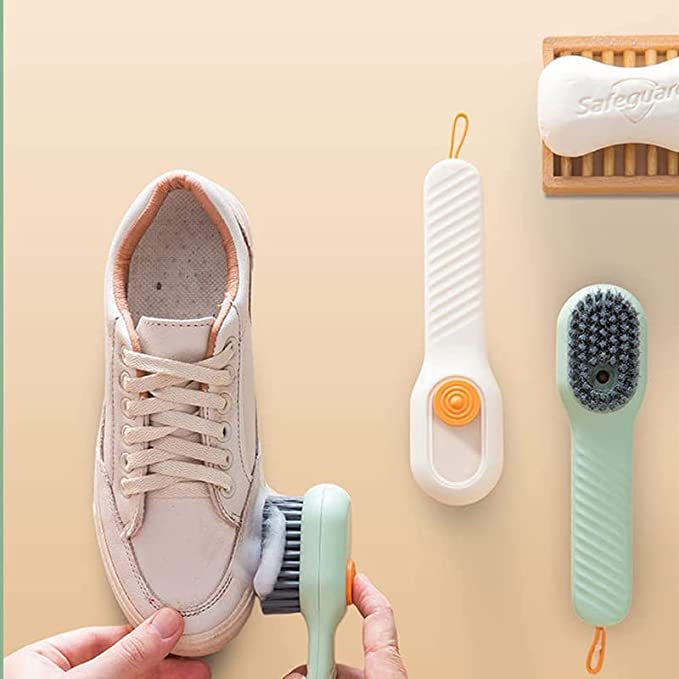 Multifunctional Shoe Brush With Liquid Box