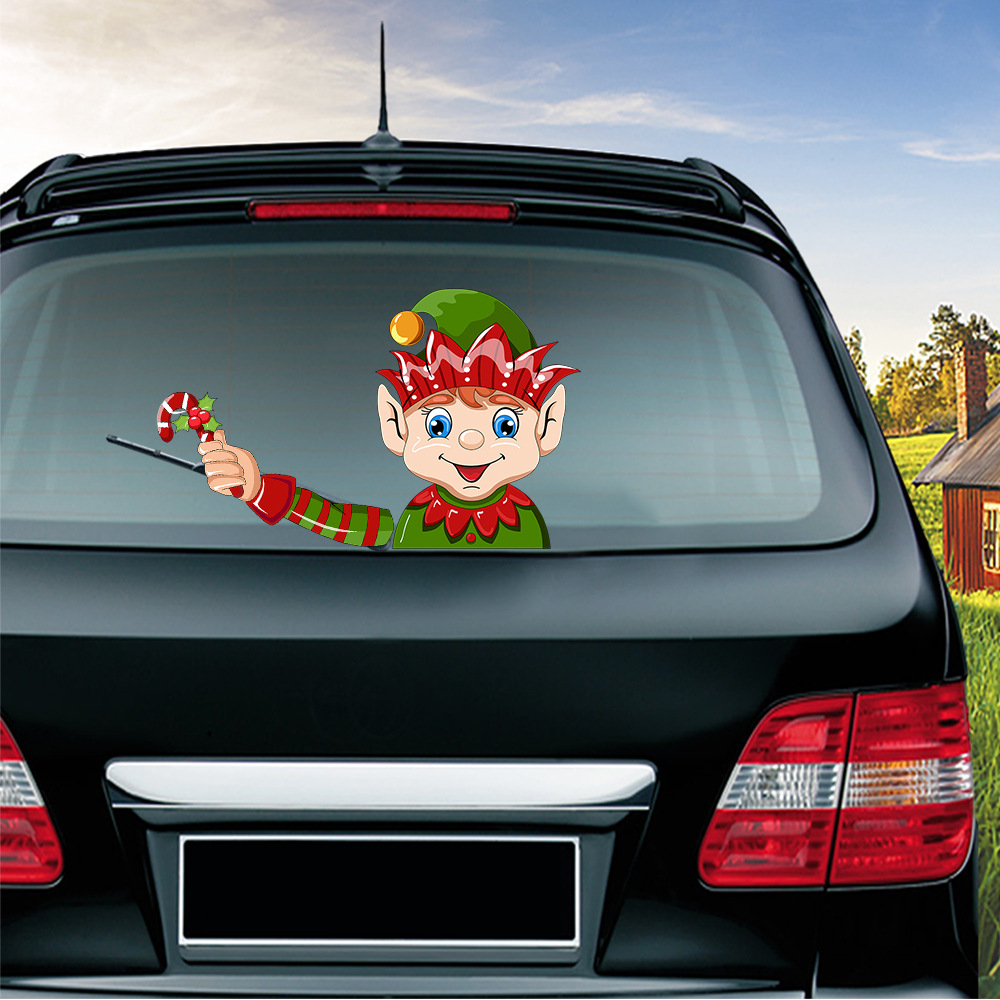 🎅Early Christmas Sales 48% OFF🎁Christmas Car Wiper Sticker⛄