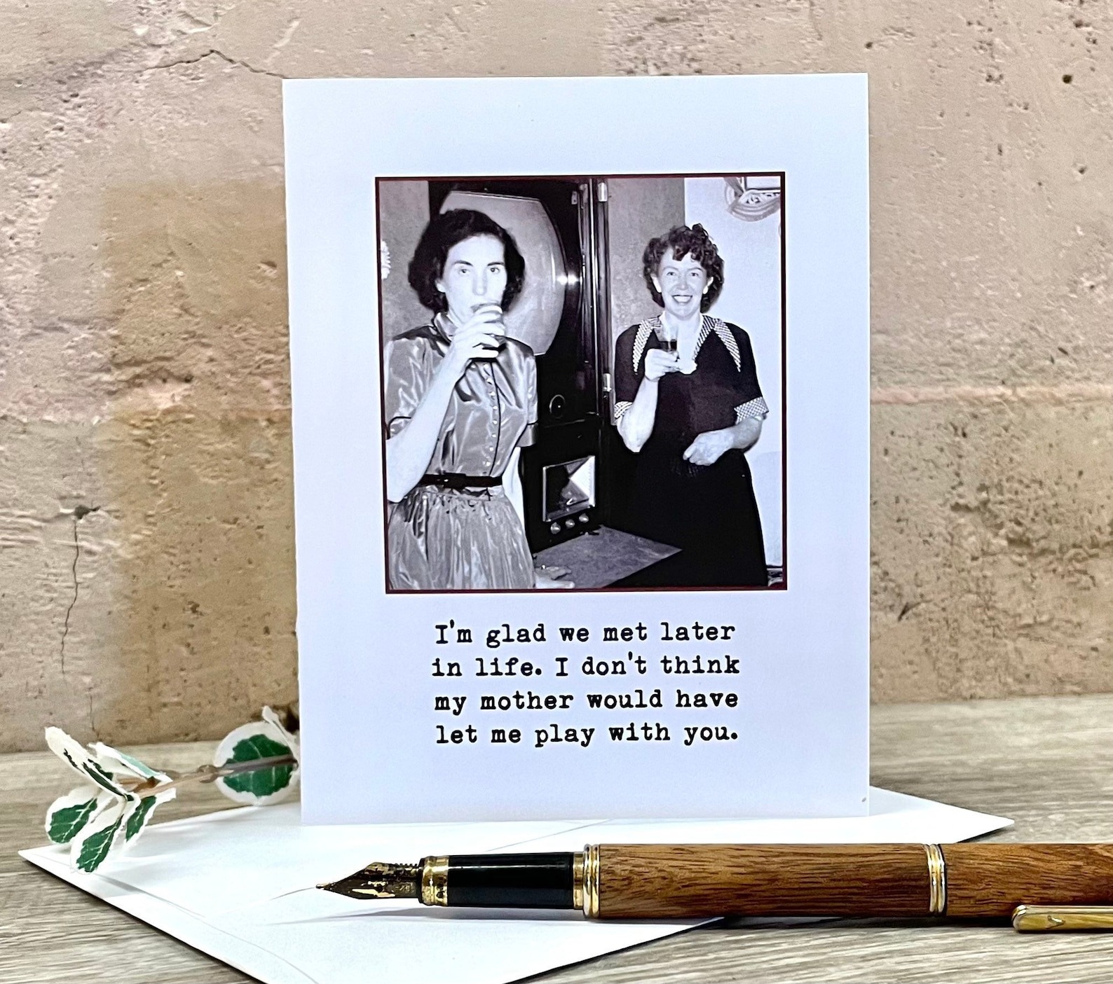 Funny Vintage Photo Card