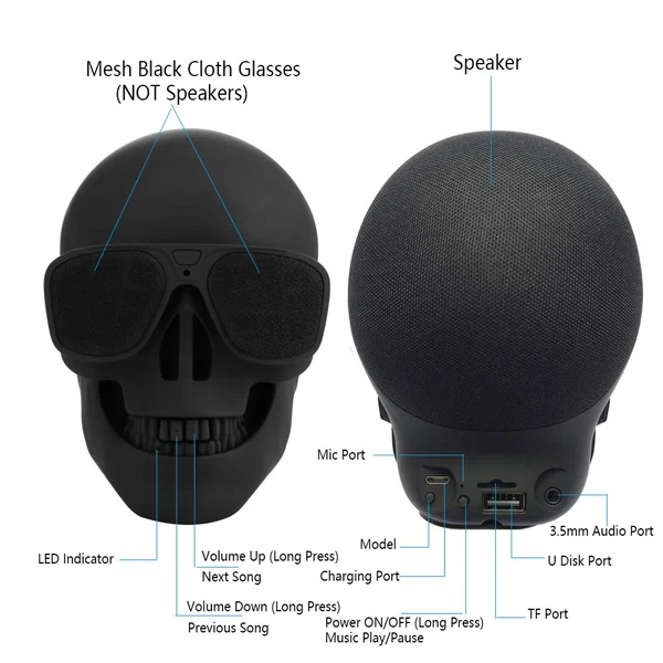 Skeleton Bluetooth Speaker💀