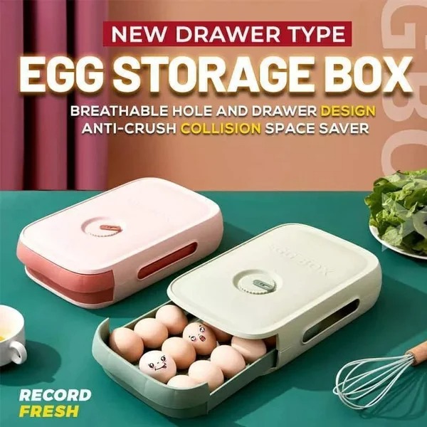 (🔥HOT SALE NOW - 40% OFF)NEW DRAWER TYPE EGG STORAGE BOX