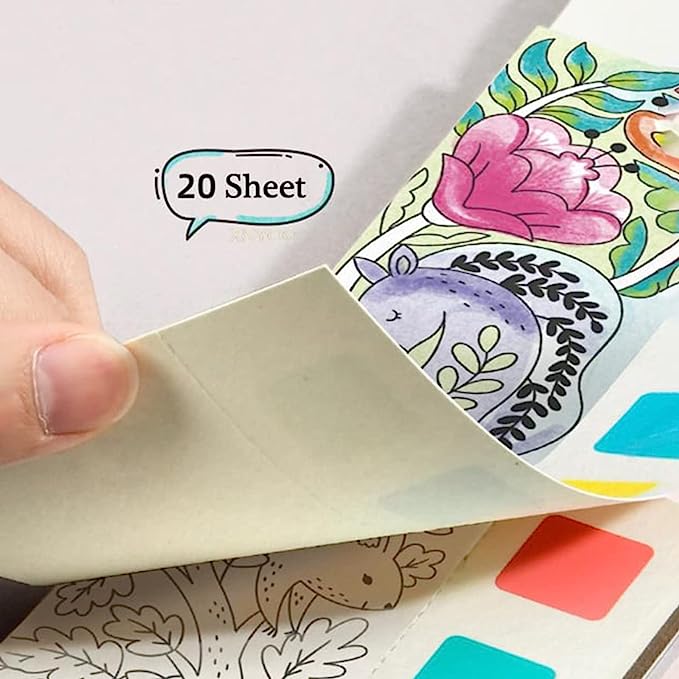 Pocket Watercolor Painting Book🎨